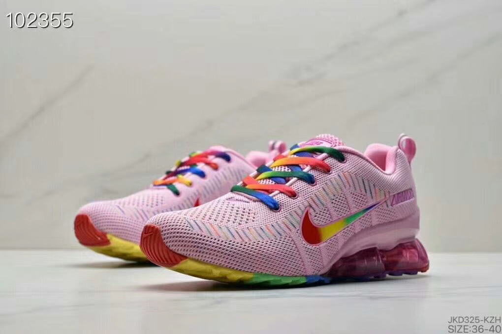 Women Nike Air Max 2020 Night Stalker Pink Rainbow Shoes - Click Image to Close